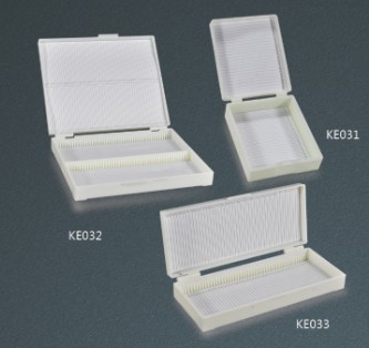Glass slide box