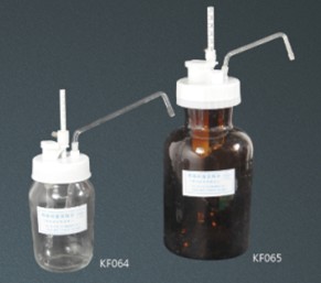 Add liquid bottle, glass culture dish